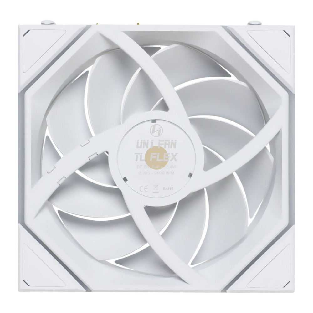 LIAN LI UNI FAN TL FLEX Reversal Black Wireless 120  (3pcs & controller) Case Fan