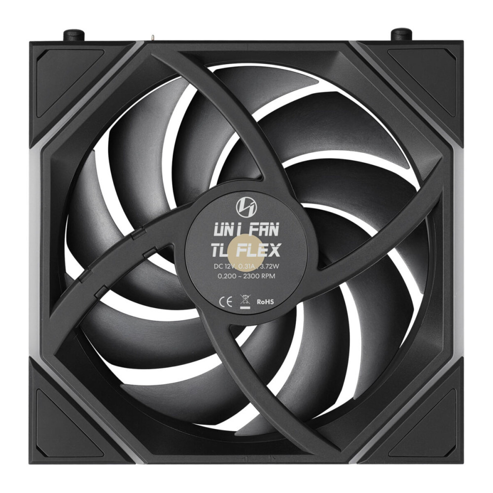 LIAN LI UNI FAN TL FLEX Reversal White Wireless 120  (3pcs & controller) Case Fan