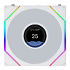 Lian Li UNI FAN TL-LCD FLEX Wireless 120 White (1pc) Case Fan - No Controller Included