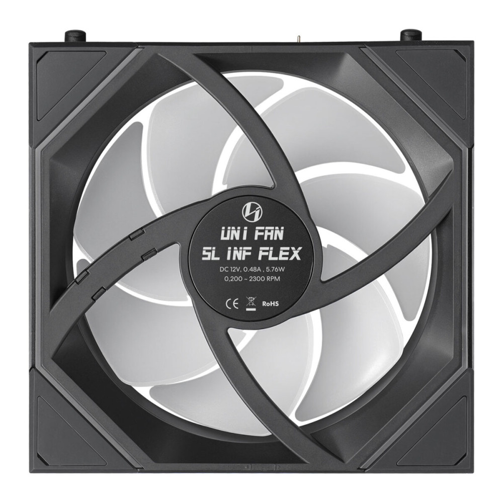 LIAN LI UNI FAN SL INF FLEX Reverse - Black - Wireless 120 (1pc) Case Fan - No Controller Included