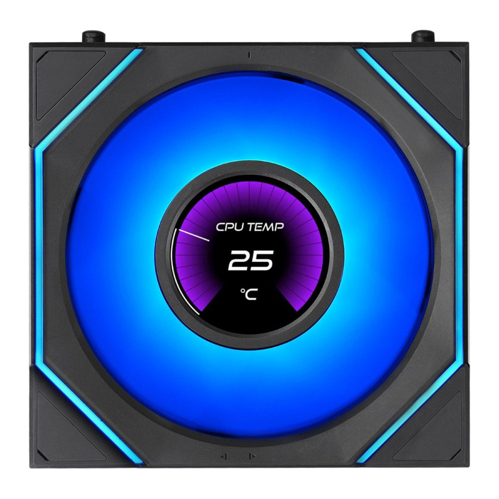 LIAN LI UNI FAN SL INF LCD FLEX - Black - Wireless 120 (1pc) Case Fan - No Controller Included
