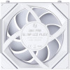 LIAN LI UNI FAN SL INF LCD FLEX - White - Wireless 120 (1pc) Case Fan - No Controller Included