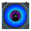 LIAN LI UNI FAN SL INF LCD FLEX - Black - Wireless 120 3PCS WithOUT controller Case Fan