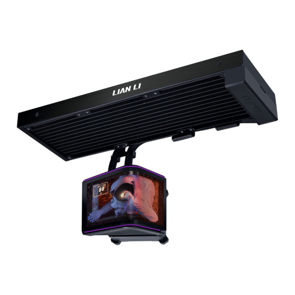 Lian Li HydroShift II OLED Curved 360mm Fanless - AIO Water Cooling - 6.67