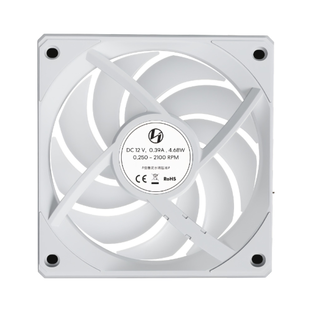 Lian Li UNI FAN CL FLEX WIRELESS 120mm Reverse White - ARGB  - L-Wireless - PWM - Without controller
