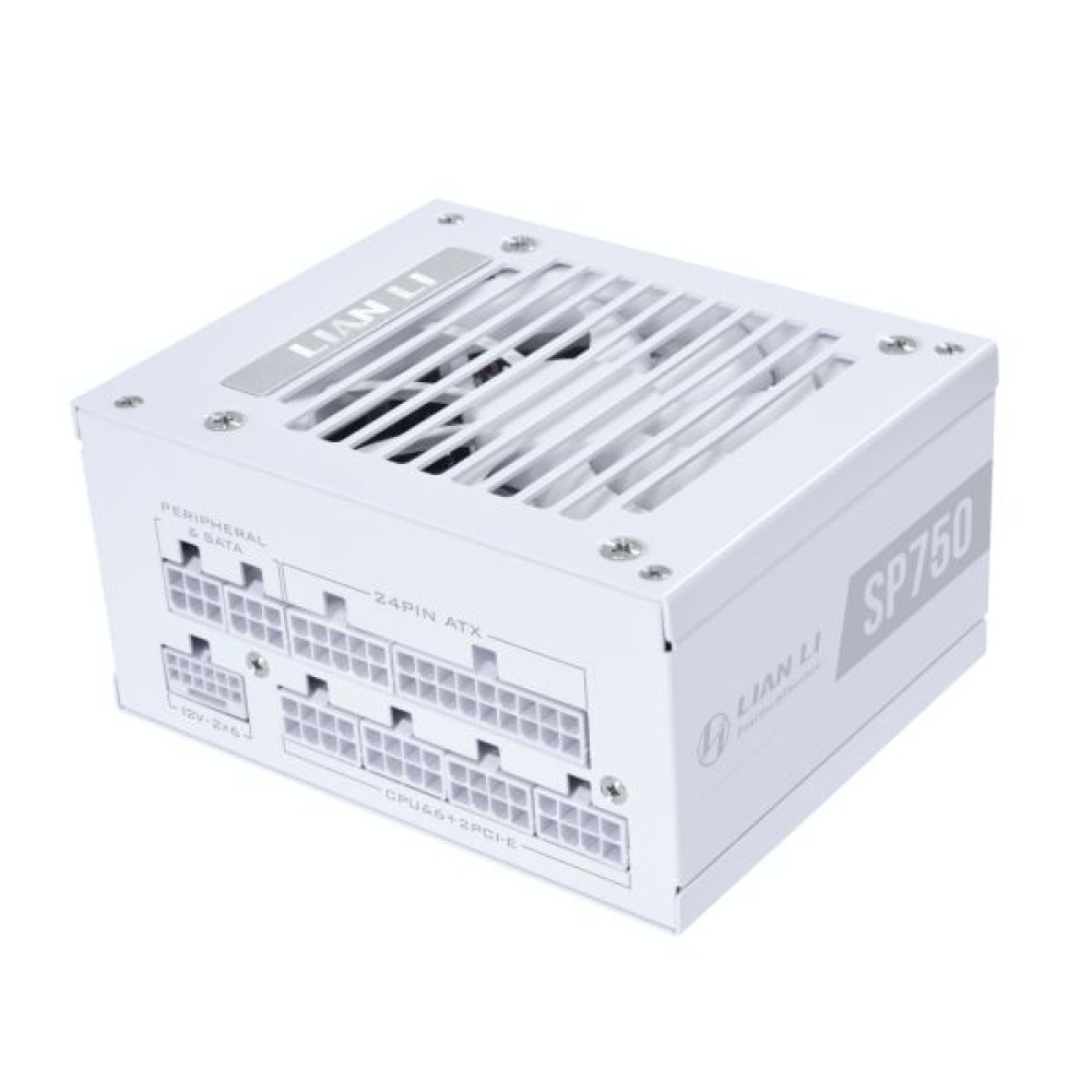 Lian Li SP750 V2 Gold White - 750W SFX PSU - 12V-2x6 - Low Noise - 80 Plus Gold - ATX 3.1 - PCIe 5