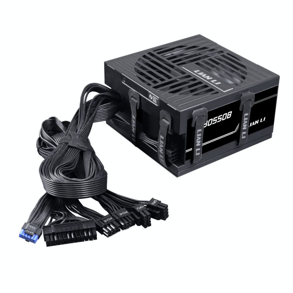 Lian Li RB0550 - 550W 80+ Bronze PSU - PCIe Gen 5.1 12+4pin - Intel ATX 3.1 - 135mm low-noise fan