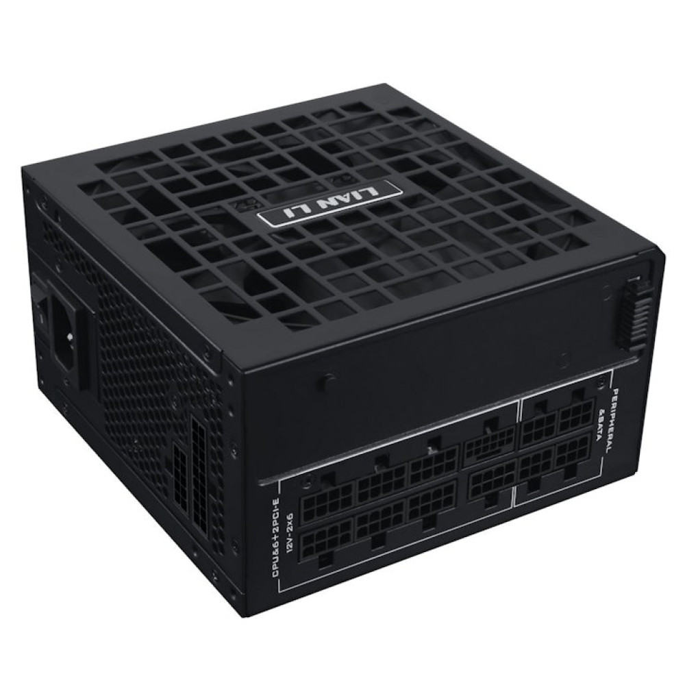 Lian Li RS1000G Black - 1000 Watt 80+ Gold PSU - 12V-2x6 Colored Cable - Fully Modular