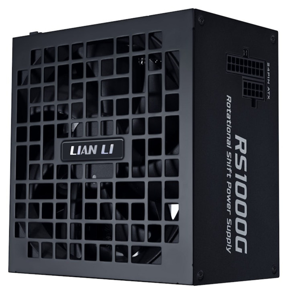 Lian Li RS1000G  Black - 1000 Watt 80+ Gold PSU - 12V-2x6 Colored Cable - RS Hub - Fully Modular