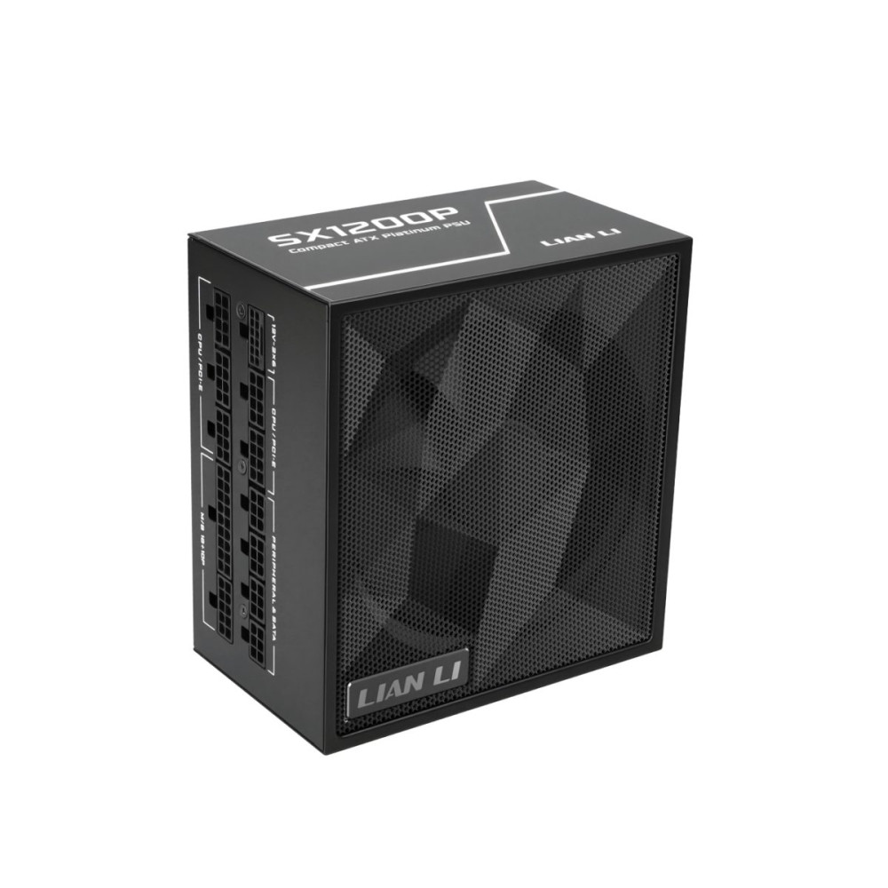 Lian Li SX 1200P Black - PLATINUM 1200W - ATX 3.1 - 12V-2x6 - Japanese Capacitor - 10 Years Warranty