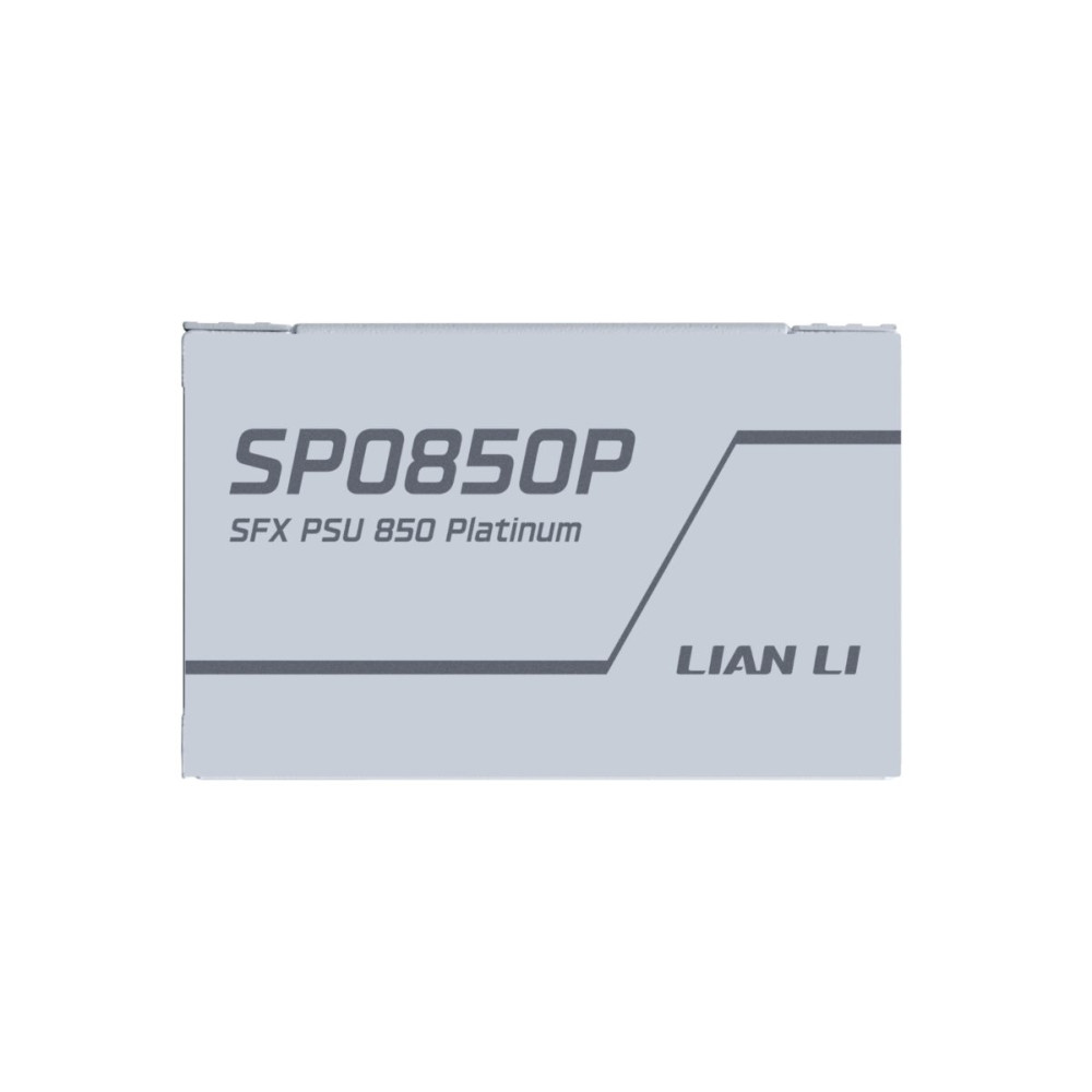 LIAN LI SP0850P White - 850W 80+ Platinum PSU - 10 Years Warranty - 12V-2x6 - Japanese Capacitors