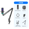 BOYA CastMic G40B - Dual-Diaphragm USB Microphone & Arm 24bit 192kHz Plug&Play