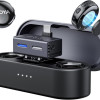 BOYALINK 3 - Type-C & 3,5mm AI-Powered Button Wireless Microphone 2 TX + 1 RX + charging Case