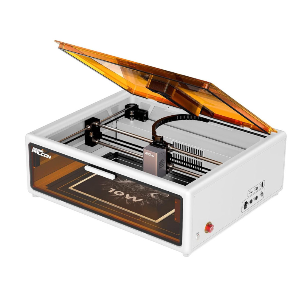 Creality Falcon A1 White - 10W Laser Engraver 305x381 Acrylic 9,6mm Wood 6mm CoreXY 600mms
