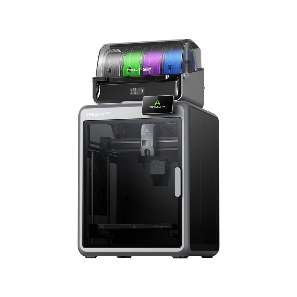 CREALITY K2 COMBO - 3d Printer, 1 CFS Multicolor,  600mm/s 260x260x260mm, Pre-Assembled, up to 16 co