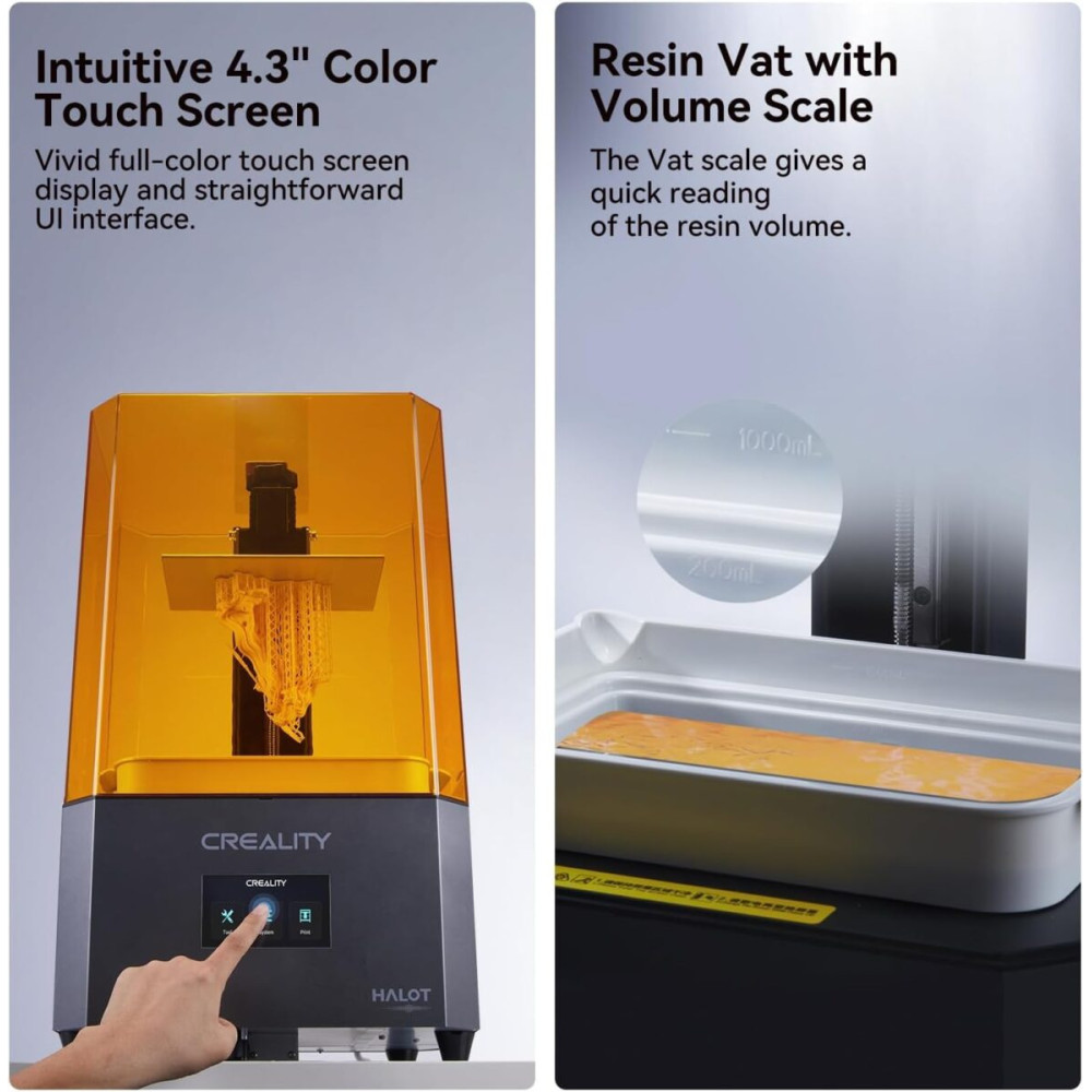 Creality Halot Play - 4k Piocreat Resin Printer fast 60mm/h 130x82x160mm