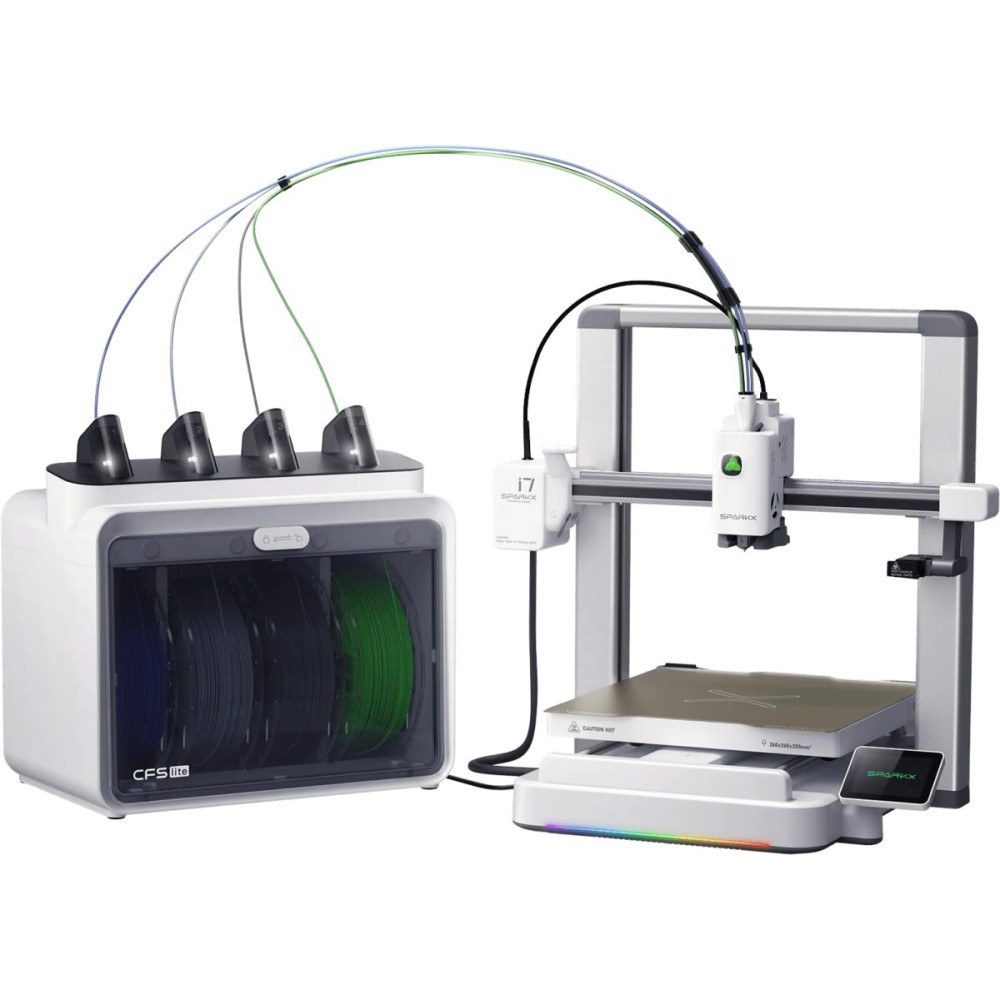 Creality SparkX i7 Combo 3D Printer - 500mm/s fast - AI Smart Detection - 26x26x26 - No Assembly