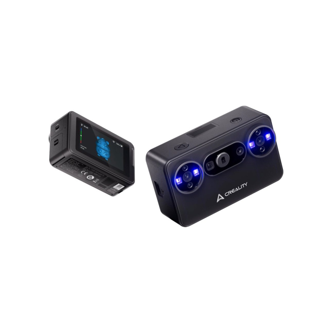 Creality Pika 3D Scanner - Dual light Blue Laser & Infrared, Windows Mac Android iOS, AI filling