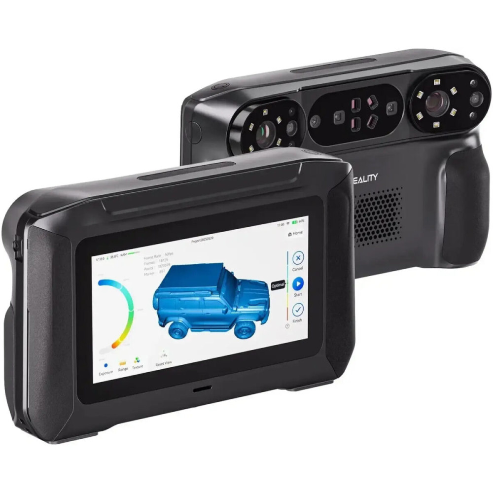 Creality Sermoon P1 3D Scanner - 22/7/1 Blue Laser & Dual NIR VCSEL - Standalone/wired/wireless