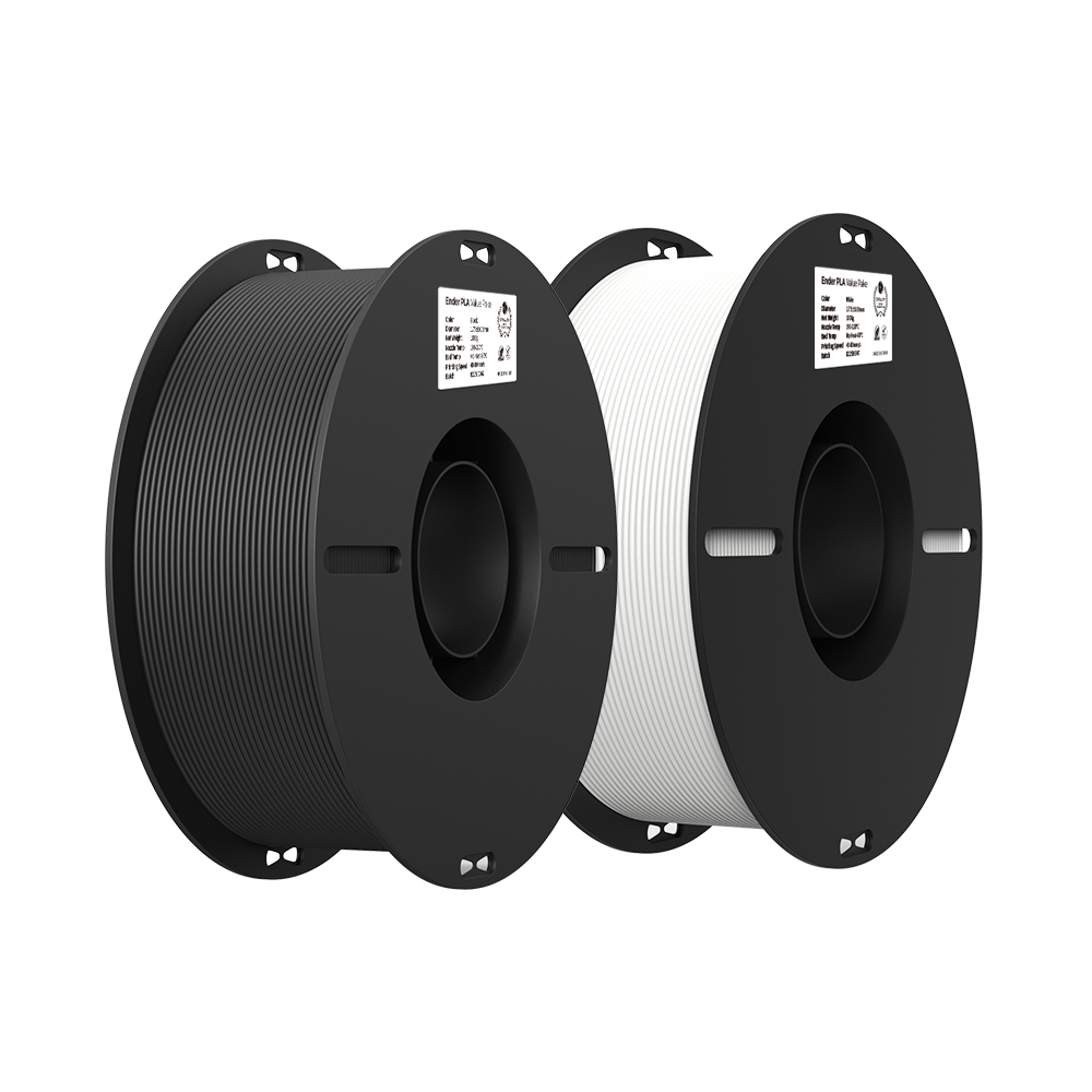 Creality EN-PLA Value Pack 2kg - White - Black 1+1kg Ender 3D Printer Filament 3301010337