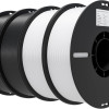 Creality EN-PLA Value Pack 4kg -  2 Χ Black & 2 Χ White - Ender Filament 4kg 1.75 (3301010473)