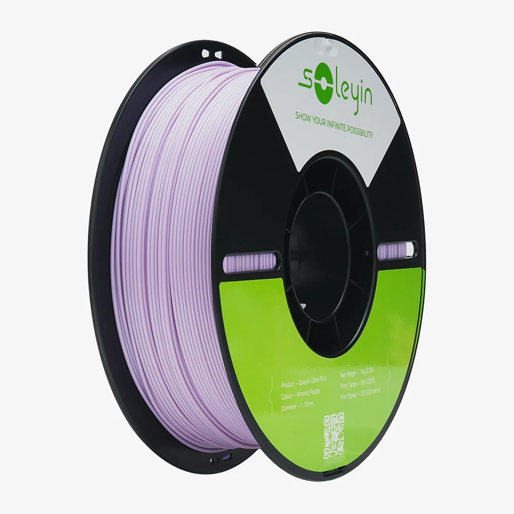 Creality Soleyin Ultra PLA Macaron Purple (Almond Purple) 3D Printer Filament  1 kg Spool,1.75 mm
