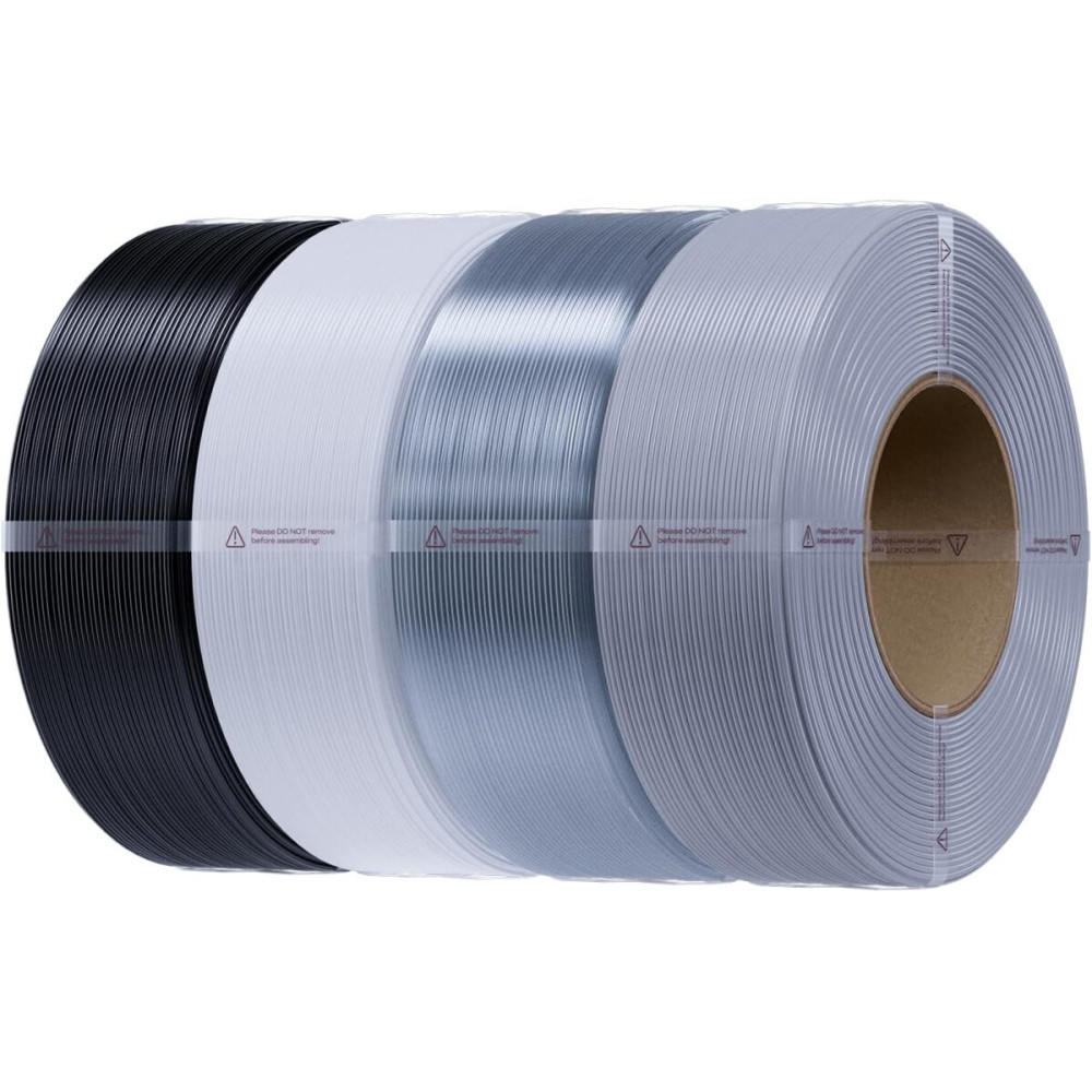Creality CR-PETG Value Pack 4kg- No Reel Black & White & Gray & Transparent 3DPrinter Filament refil