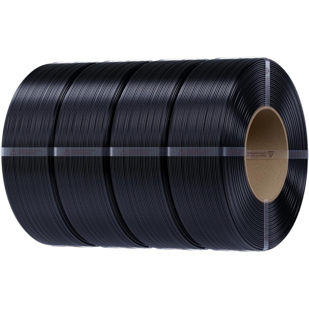 Creality CR-PETG Value Pack 4kg - No Reel - 4x Black 3D Printer Filament Refill