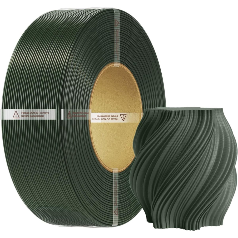 Creality CR-PETG Army Green - No Reel 3D Printer Filament, Hard Glossy, Tensile Str. 49MPA, 1 kg