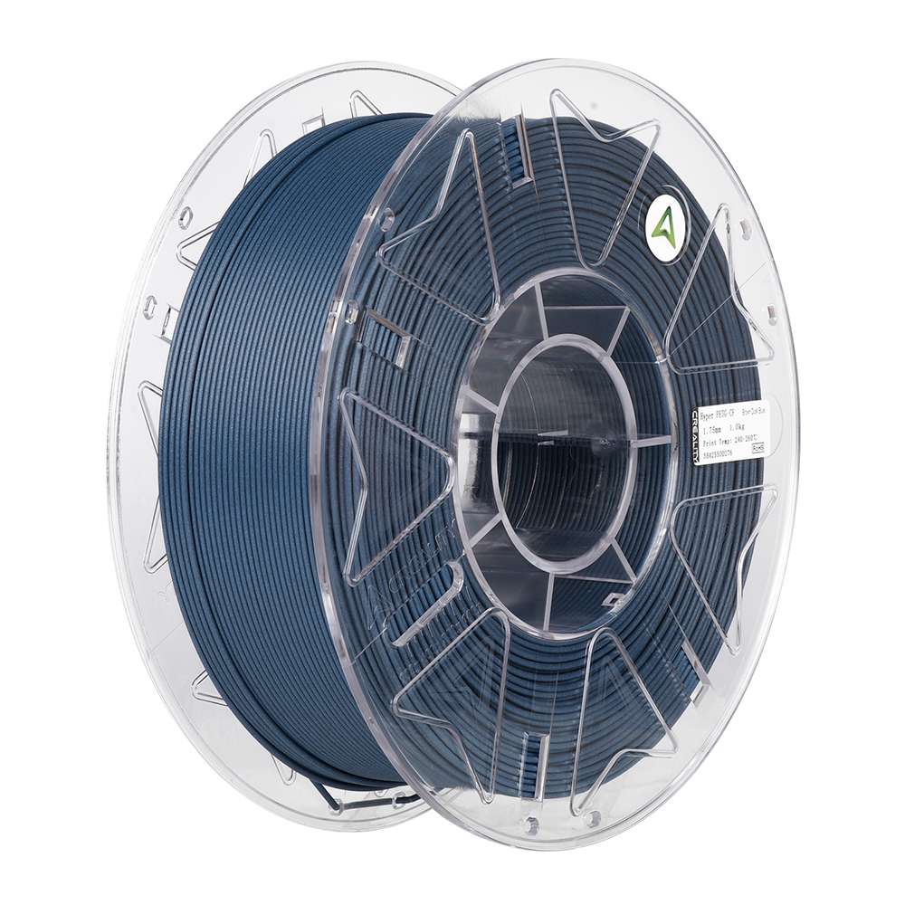 Creality Hyper PETG-CF Dusk Blue Carbon Fiber 3D Printer Filament, High Strength, 1 kg Spool1.75