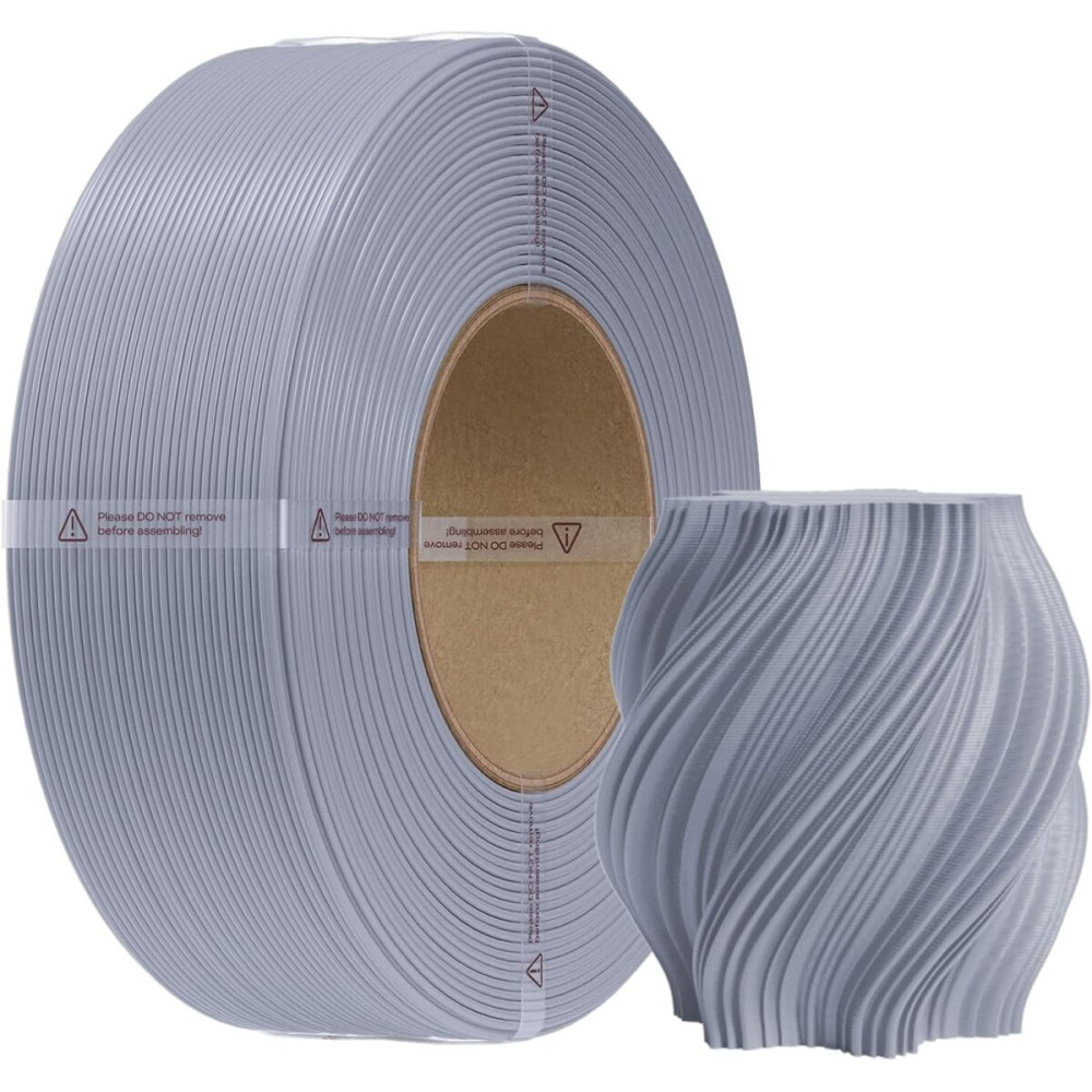 Creality CR-PETG Gray - No Reel 3D Printer Filament, Hard Glossy, Tensile 49MPA, 1 kg Spool1.75