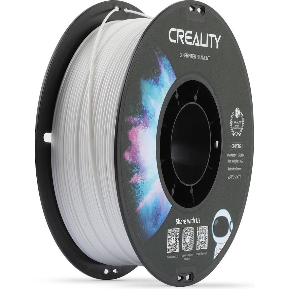 Creality CR-PETG Value Pack 2kg - Black & Gray 3D Printer Filament (Black+Grey)