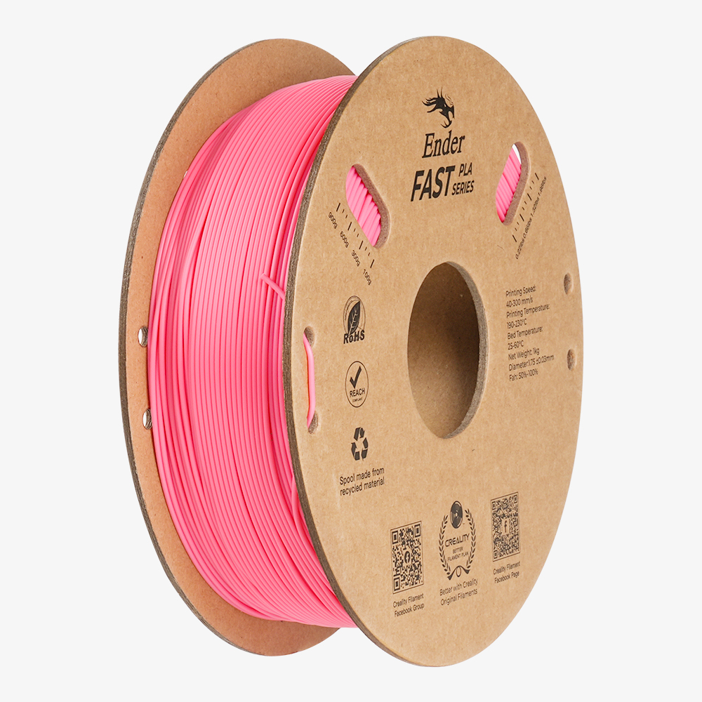Creality Ender Fast PLA Powder Pink 300mm/s 3D Printer Filament  1 kg Spool,1.89