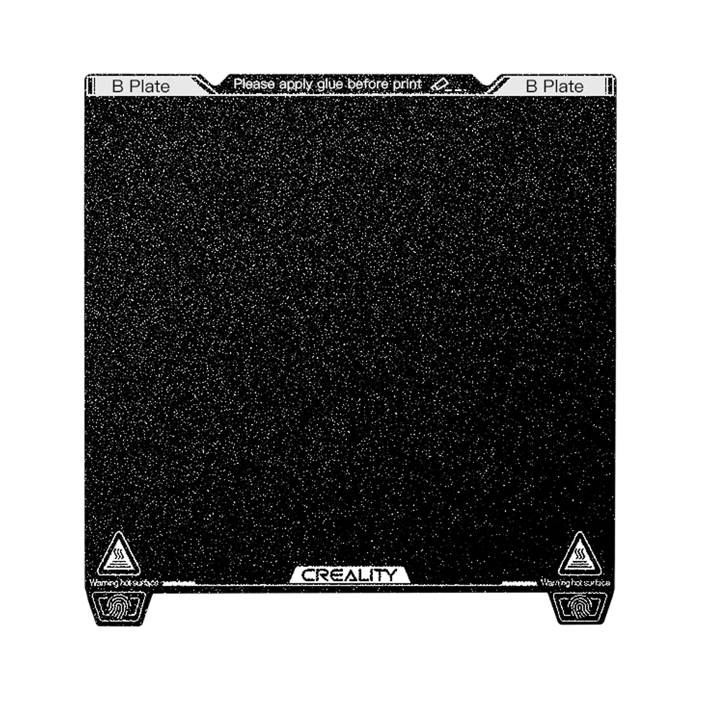 Creality K1 Max PEI Build Plate 315x310mm - K1 Max / Ender-3 V3 Plus - no magnetic sticker