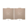 Creality SparkX i7 Dual-Texture PEI Plate - double-Sided Gold Texture Print Bed 265x300