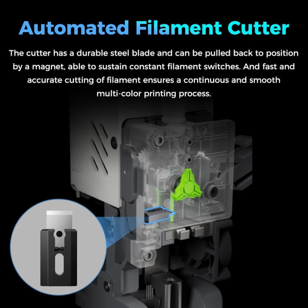 Creality SparkX i7 Toolhead Filament Cutter 50x70x32
