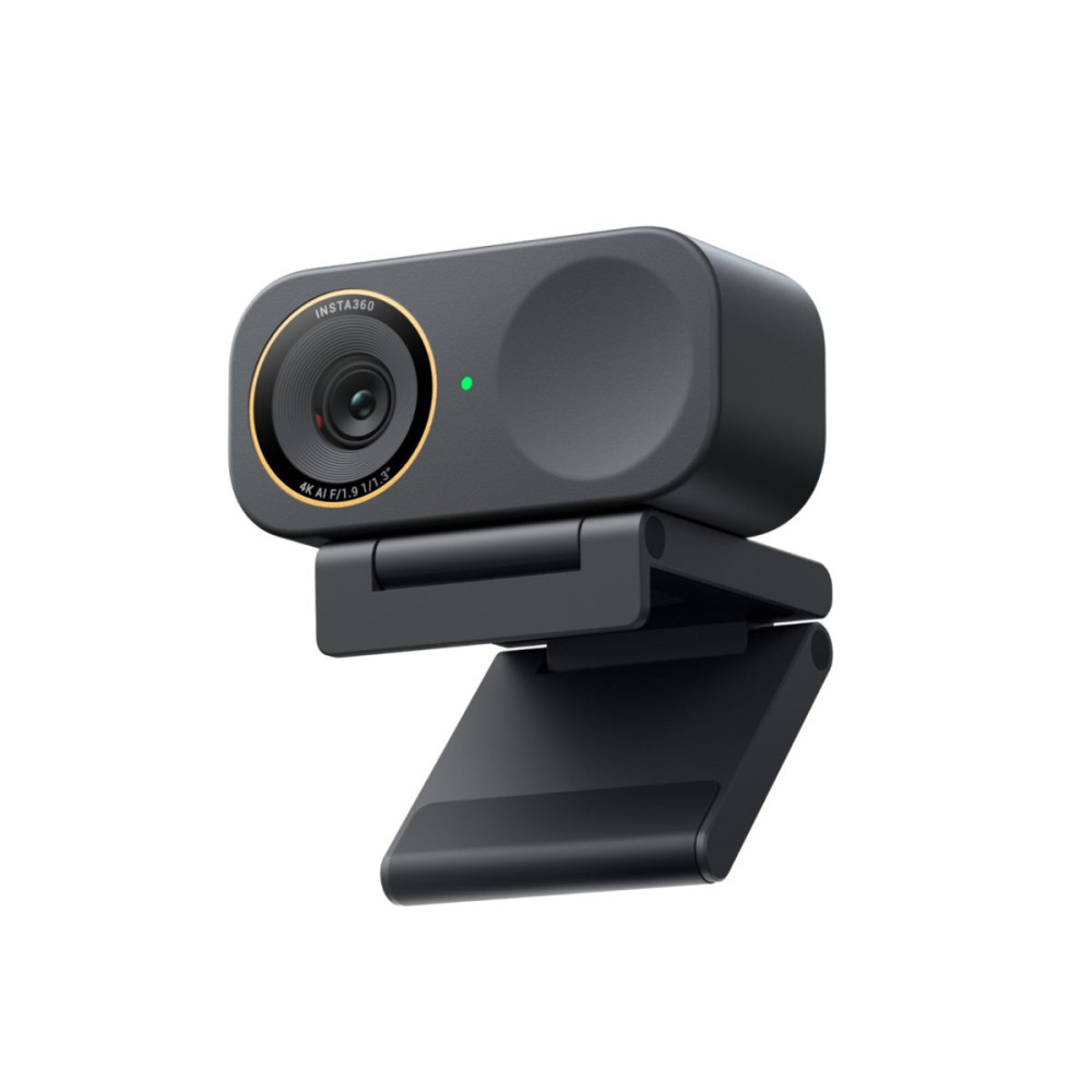 Insta360 Link 2C Pro Black - 4K, HDR, AI Noise Canceling, AI Track-Frame, Dual Mic Webcam