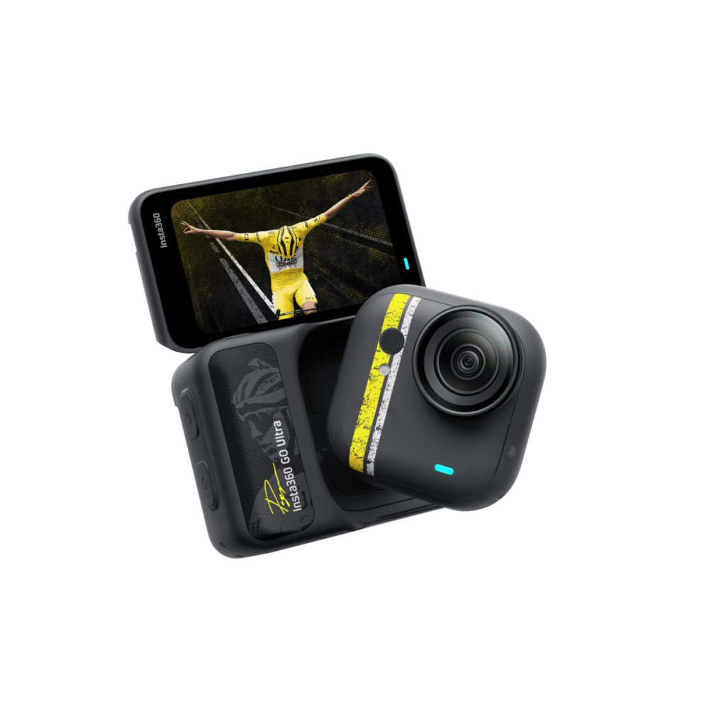 Insta360 GO Ultra Tadej Pogacar Edition - Custom Bike Bundle, Printed Autograph, 128GB SD Card
