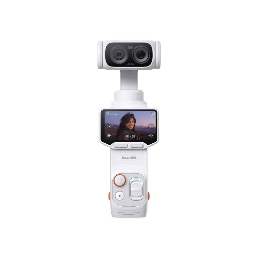 Insta360 Luna Ultra Creator Bundle White - 1-Inch 8K Leica Sensor, Dual Lens, Triple AI Chip, OLED