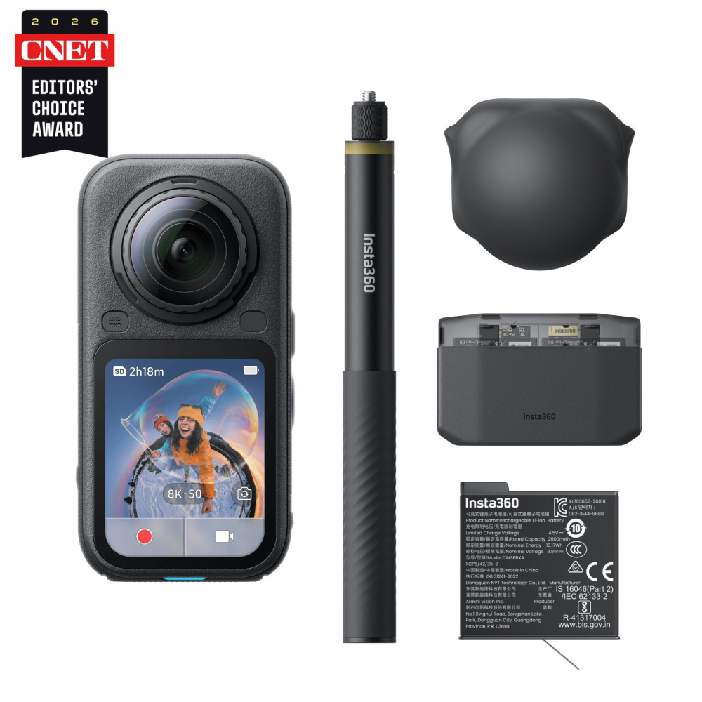 Insta360 X6 Essentials Bundle - 8K, 1