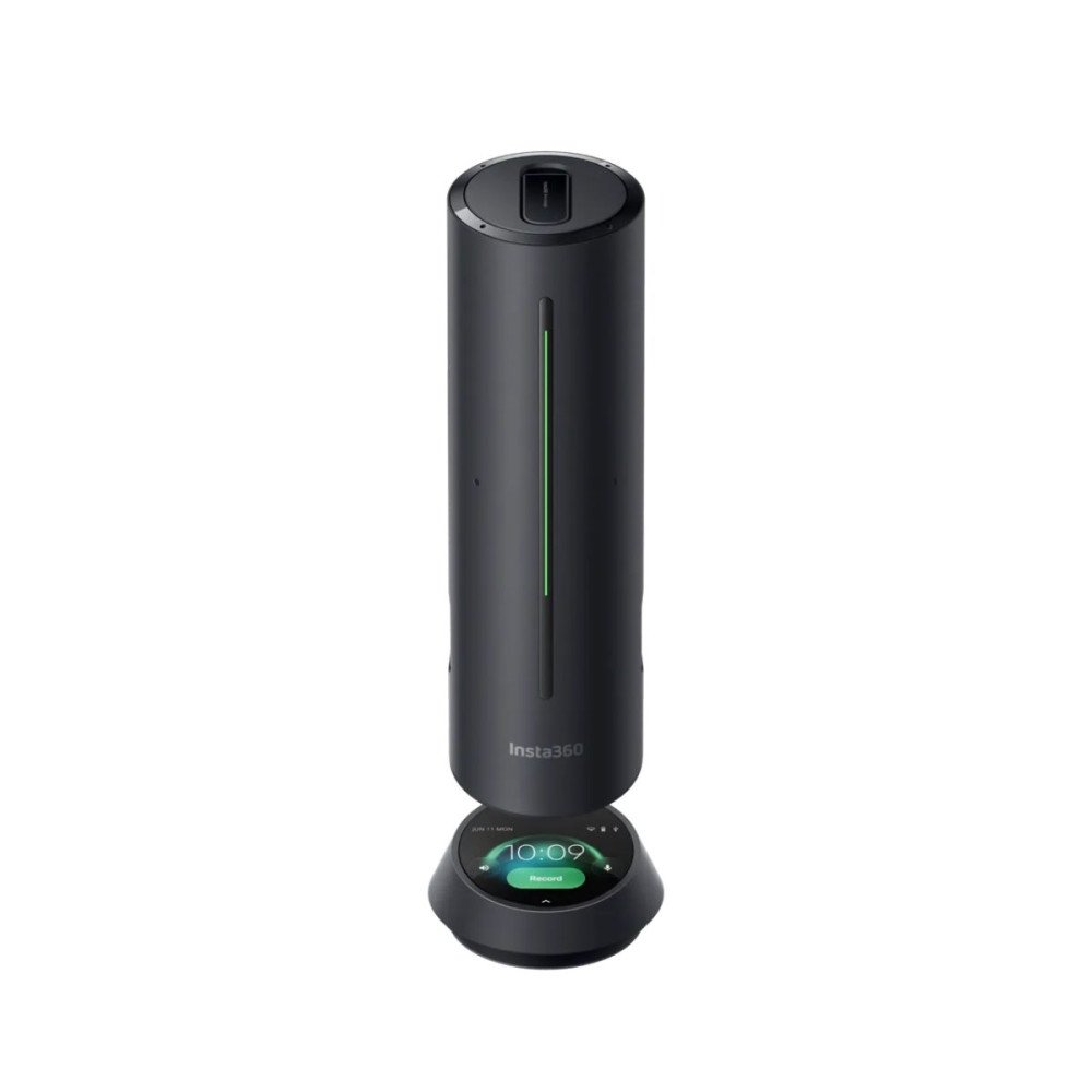 Insta360 Wave Graphite Black - AI Speakerphone for Meetings, Recordings, Podcasts, Live Streams