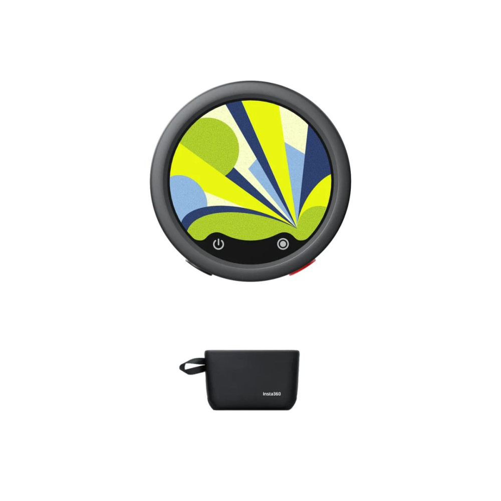 Insta360 Mic TX - AI Noise Cancel, Custom Display, MicroSD Compatible Wireless Microphone