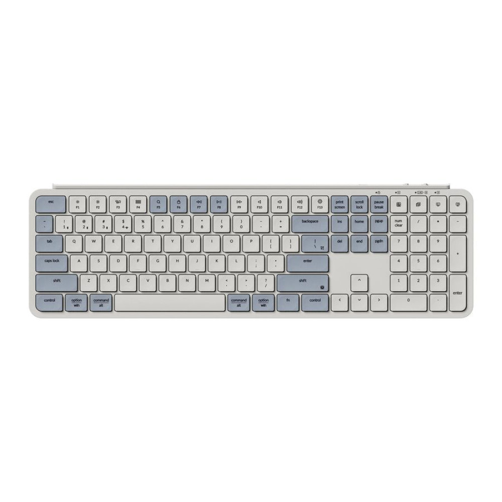 Keychron B6 Pro (B6P-K11) Ultraslim Wireless Keyboard ZMK Online customization - Retro Blue 100% US