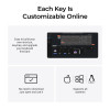 Keychron Q6 HE (Q6H-M1) QMK Wireless Custom Hall Effect Keyboard Purple Switch 100% US Layout