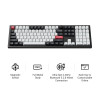 Keychron Q6 HE (Q6H-M1) QMK Wireless Custom Hall Effect Keyboard Purple Switch 100% US Layout