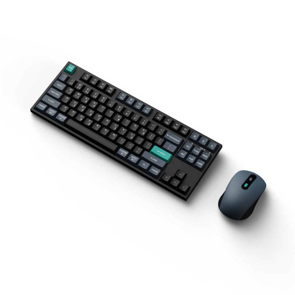 Keychron B33 Combo (KCBD1-GR) Wireless Keyboard and Mouse 80% GR Layout Black-Green