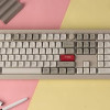Keychron V6 Max Retro (V6M-R3) QMK/VIA BT/2,4/Wired Custom Mechanical Keyboard Brown Switch 100%