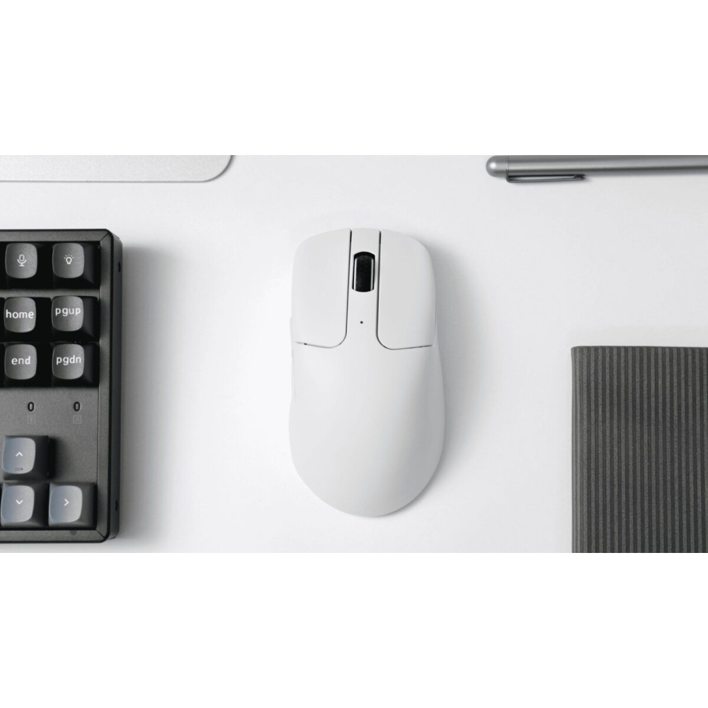 Keychron M2 8k (M2-A24) White Wireless Optical Mouse - 8K Polling Rate Ultra-lightweight