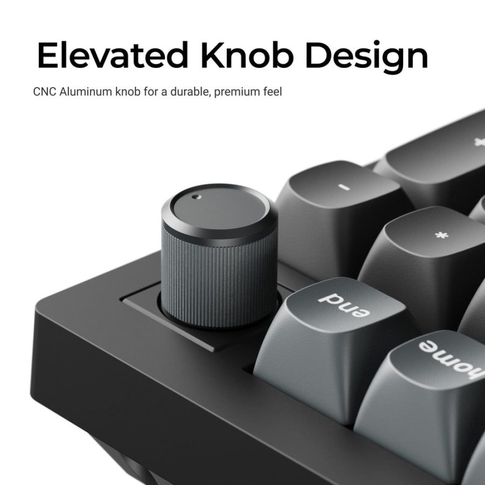 Keychron V1 Ultra (V1U-D1) QMK/VIA 8K Wireless Custom Mechanical Keyboard Red Switch RGB 75% US