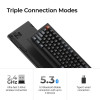 Keychron V1 Ultra (V1U-D1) QMK/VIA 8K Wireless Custom Mechanical Keyboard Red Switch RGB 75% US